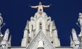 Jezus na szczycie kościoła Najświętszego Serca na TIbidabo, Barcelona