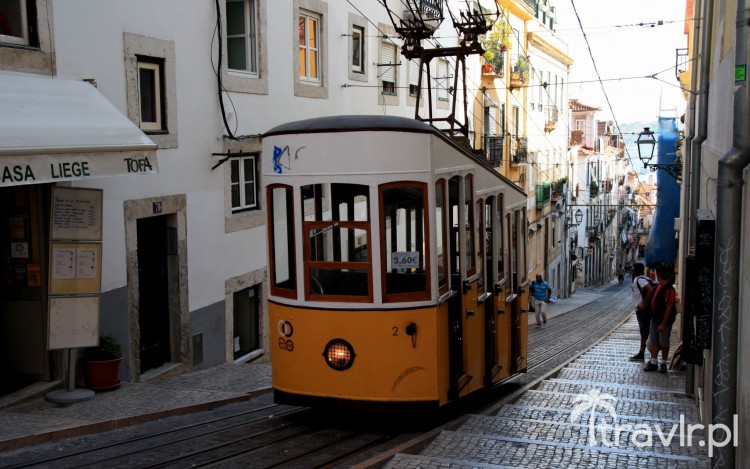 A tram in Lisbon