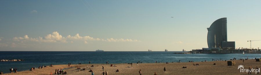 Plaża Barceloneta w Barcelonie