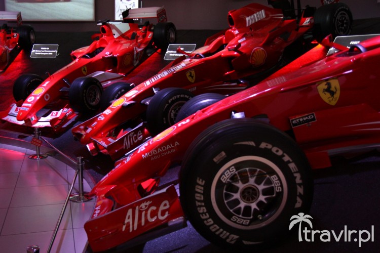 Bolidy Formuła 1 ze stajni Ferrari