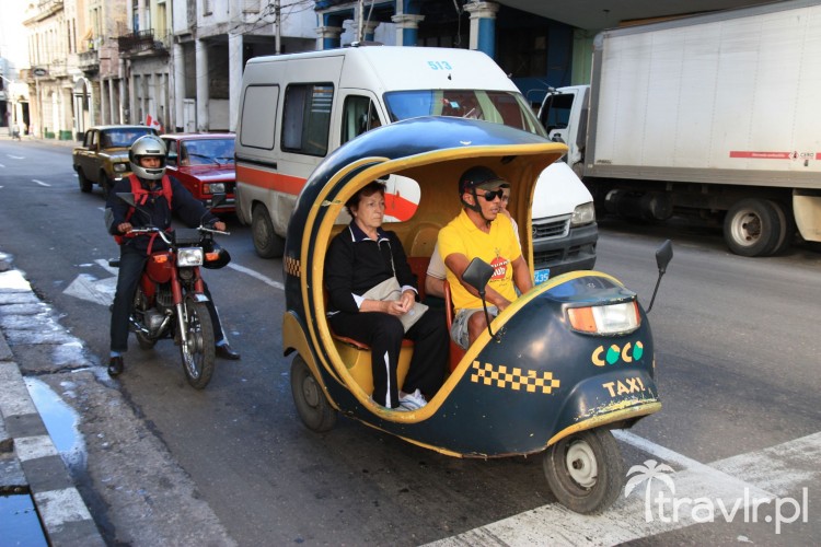 Coco Taxi w Hawanie