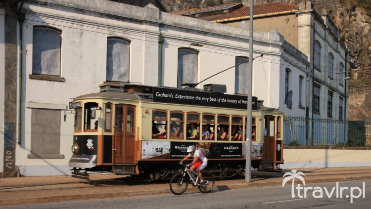 Historic tram in Porto