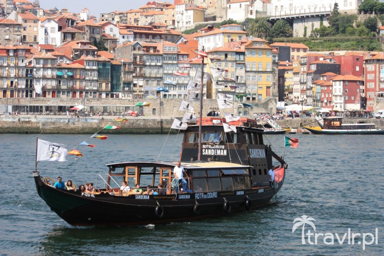 Łódź wycieczkowa winiarni Sandeman