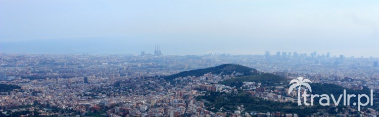 Panorama Barcelony z Tibidabo