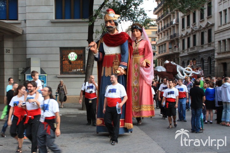 Parada Gigantów, La Merce, Barcelona