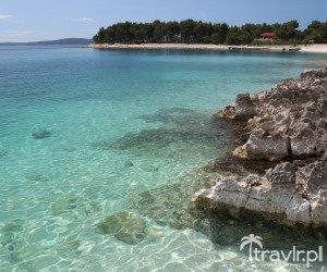 Plaża Campingu Labaduza, Ciovo, Trogir, Chorwacja