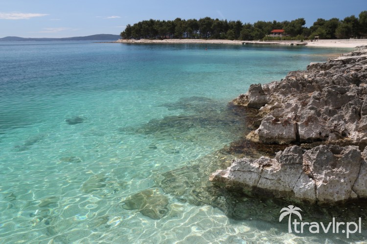 Plaża Campingu Labaduza, Ciovo, Trogir, Chorwacja