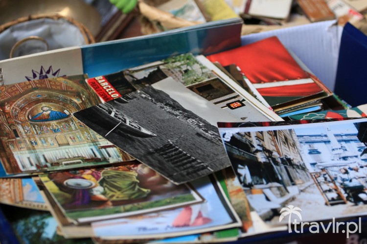 Pocztówki na bazarze Vucciria