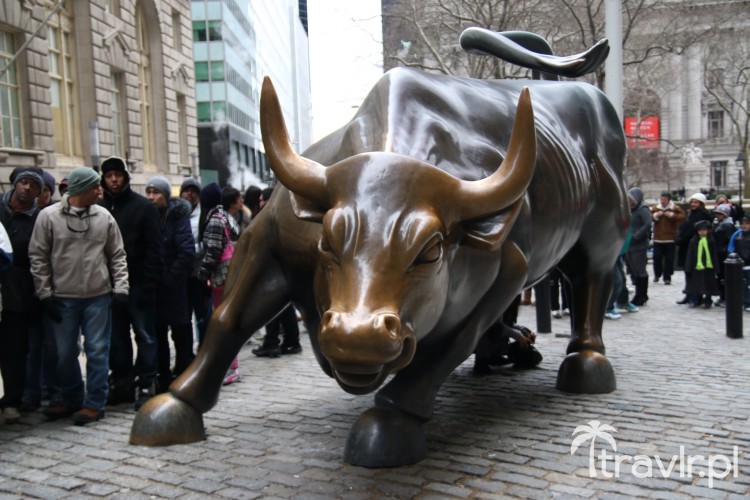Pomnik szarżującego byka w Nowym Jorku