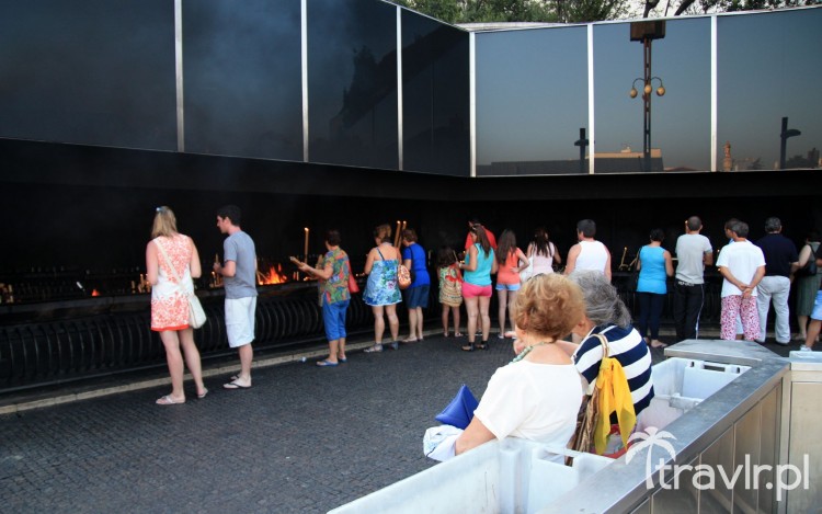 Praying in the Sanctuary of Fatima