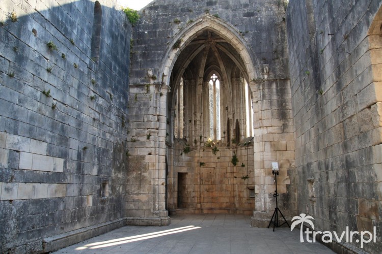 Ruins of the Nossa Senhora  da Penha church in the Leiria Castle