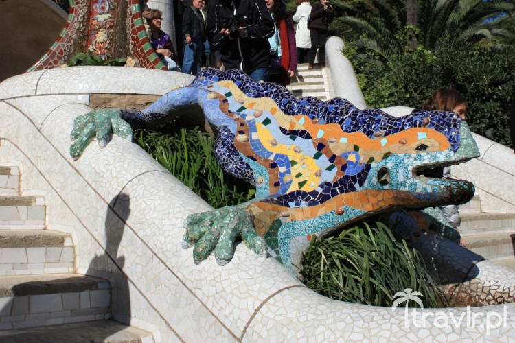 Smok w parku Guell - Barcelona