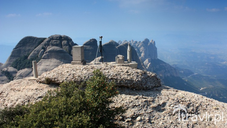 Szczyt Sant Jeroni Montserrat Katalonia