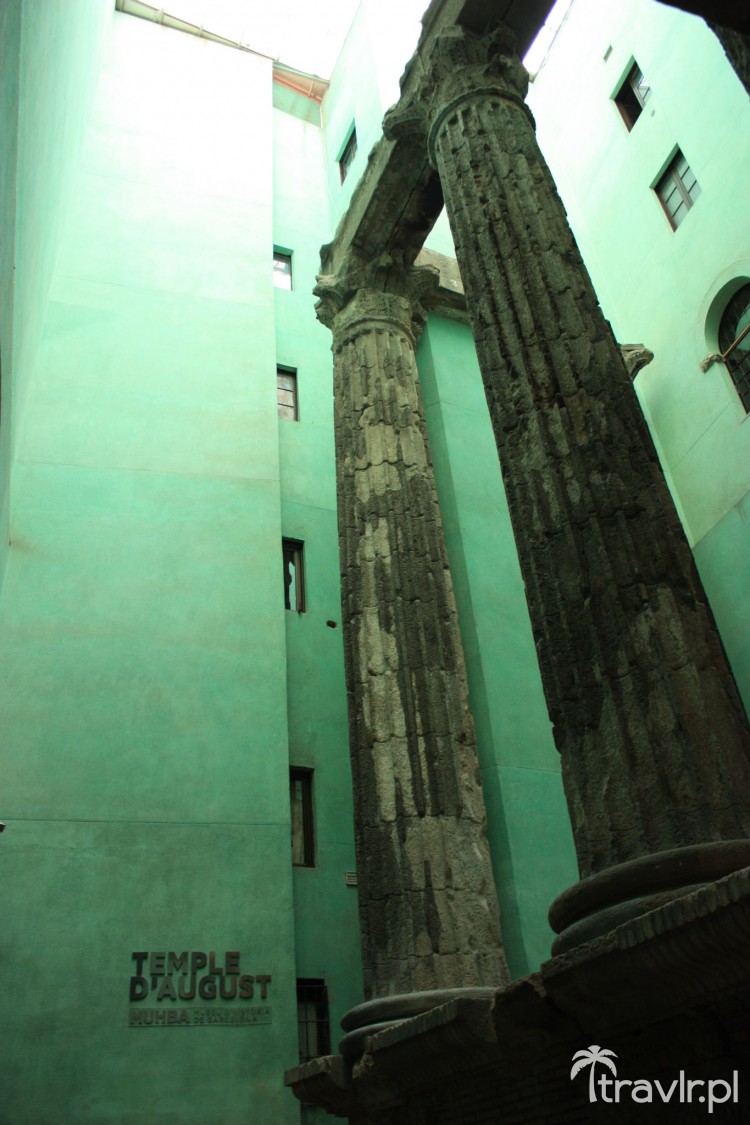 Temple d'august - Świątynia Augusta - Barcelona