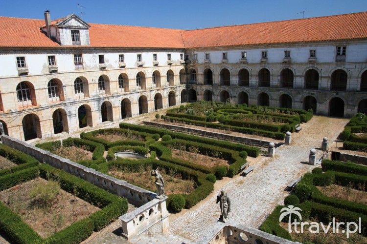 The churchyard of the Cisterian Monastery, Alcobaca