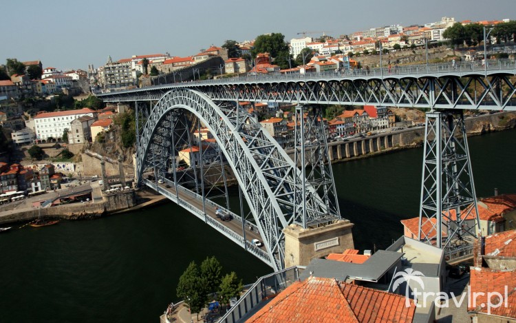 The Dom Luis Bridge in Porto