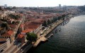 The skyline of Vila Nove de Gaia as seen from the Dom Luis Bridge