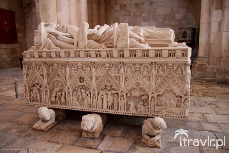 The tomb of Ines de Castro ,Alcobaca