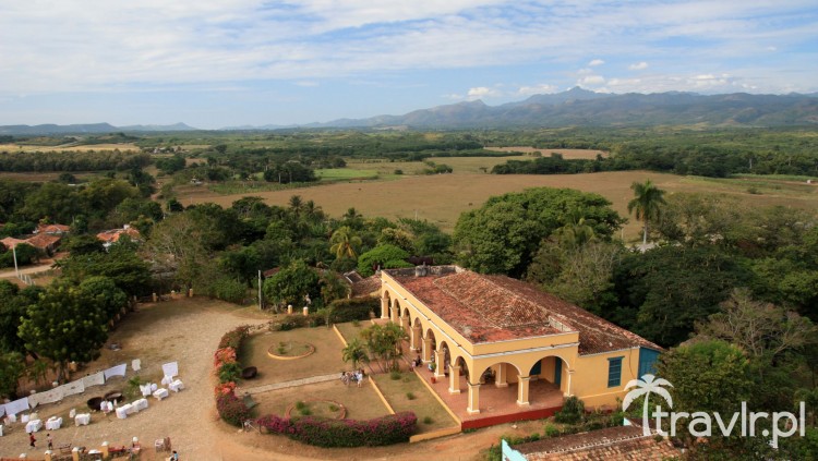 Widok z wieży w Valle de los Ingenios