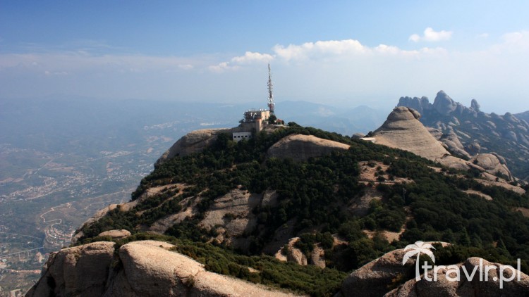 Widok ze szczytu Sant Jeroni Montserrat Katalonia