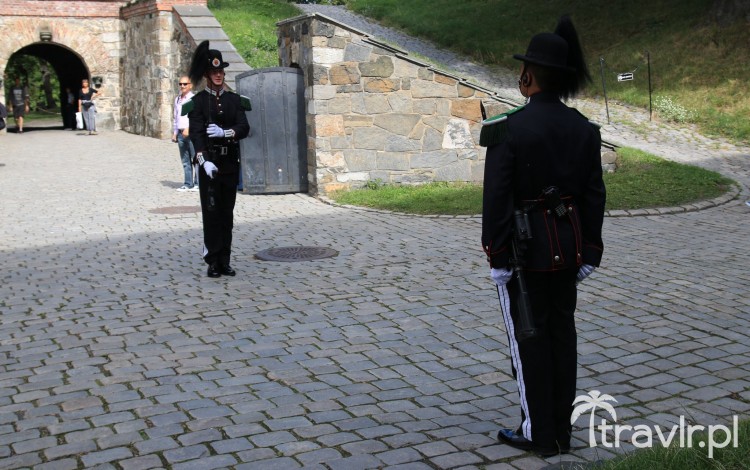 Zmiana warty w twierdzy Akershus